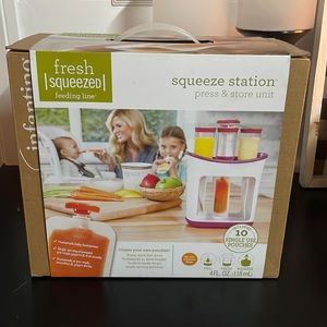 Baby food Squeeze station